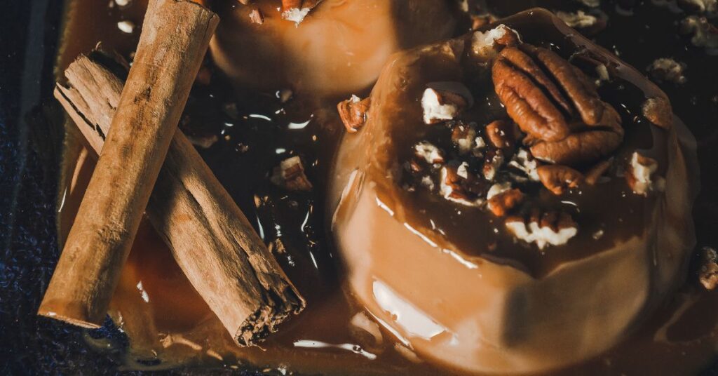 Decoración con granos de café