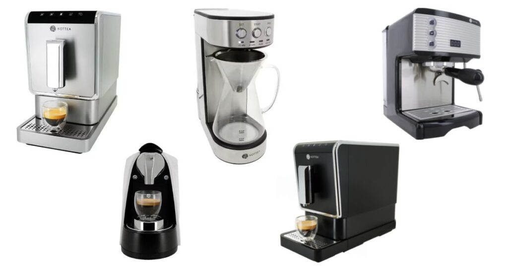 Cafeteras Kottea: gama completa