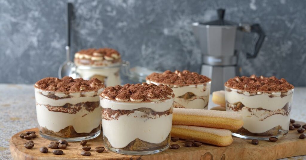 Ingredientes del tiramisú